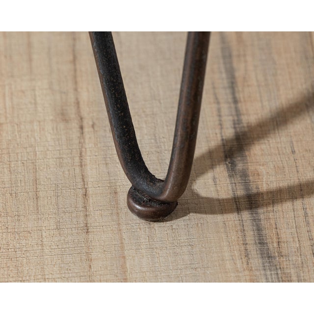Vintage 90's Industrial Iron and Plywood Dining Chairs – Design by Sauer & Gueswel For Sale - Image 16 of 16