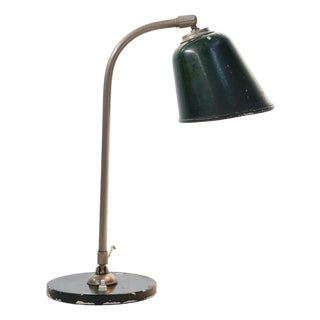 Vintage Industral Metal Desk Lamp, France, 1920s For Sale