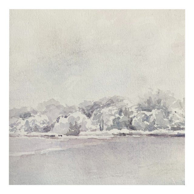 Agnieszka Staak-Janczarska, Winter Landscape, Watercolour, 2017 For Sale