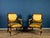 French Empire Style Armchairs with Gilt Bronze Mounts, Set of 2 For Sale - Image 5 of 5