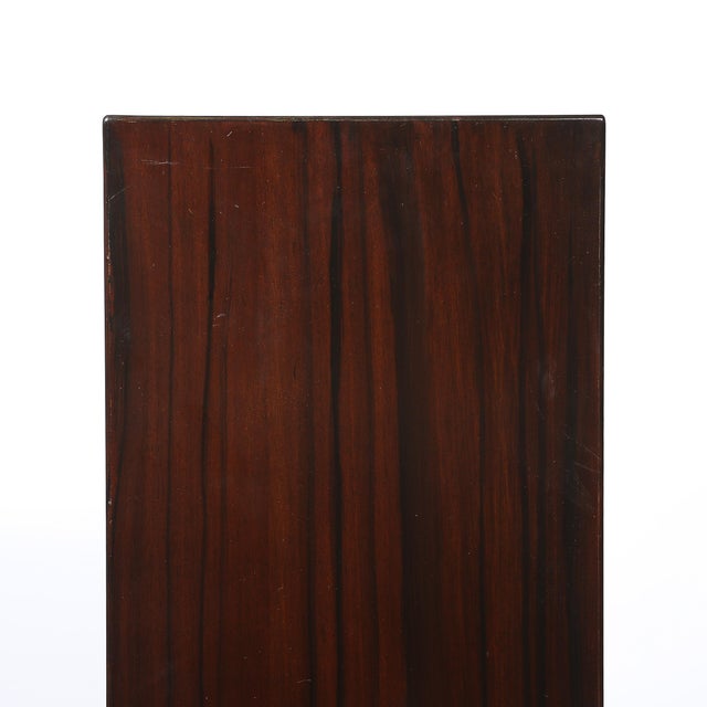 Pair of Art Deco Rectilinear Rosewood Pedestals For Sale - Image 14 of 15