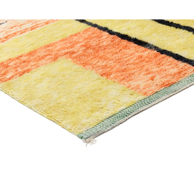 Hand-Knotted Wool Rug by Azele Studio For Sale - Image 4 of 13