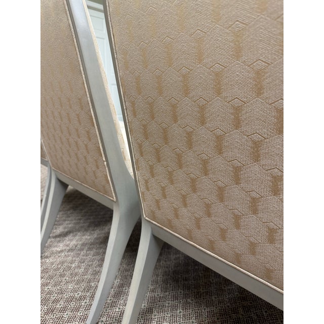 Wood Jean Louis Denoit for Baker Furniture Jasper Dining Chairs- Set of 6 For Sale - Image 7 of 9