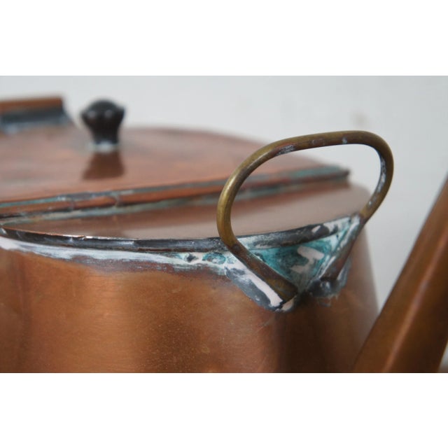 Antique 19th Century Copper Tea Kettle For Sale - Image 10 of 13