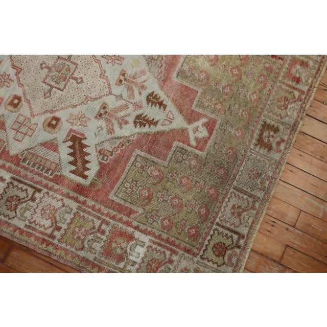 Matching pair of Turkish Oushak scatter size rugs from the second quarter of the 20th century Measuring 3'5'' x 5' and...