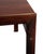 Mid Century CFC Silkeborg Danish Rosewood Square End Table Brass Trim For Sale - Image 9 of 17