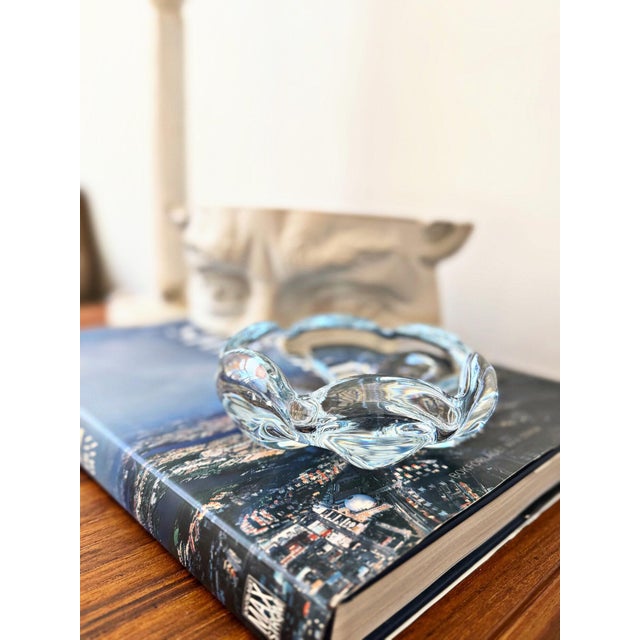 Mid-Century Modern Mid-Century Stella Polaris Bowl in Crystal Glass by Vicke Lindstrand for Orrefors,1960s For Sale - Image 3 of 5