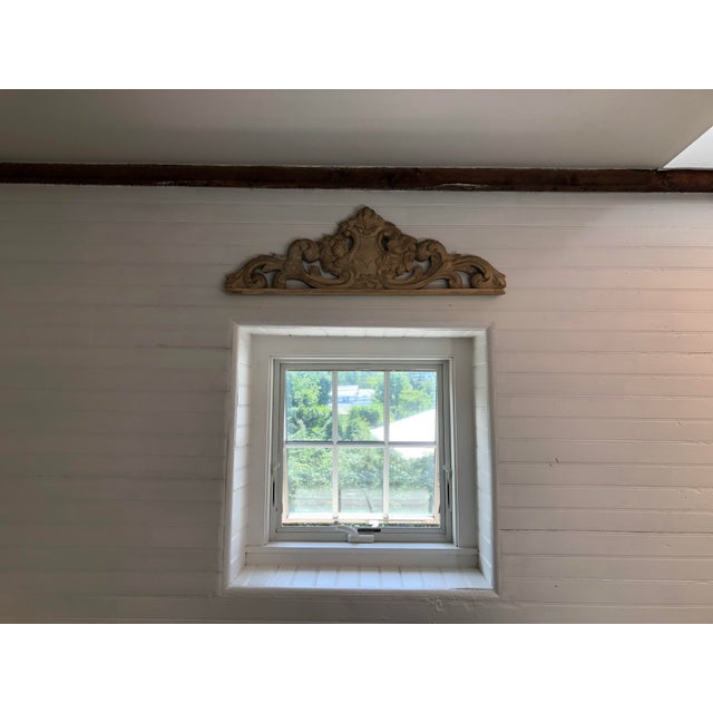 1970s Plaster Architectural Pediments - a Pair | Chairish