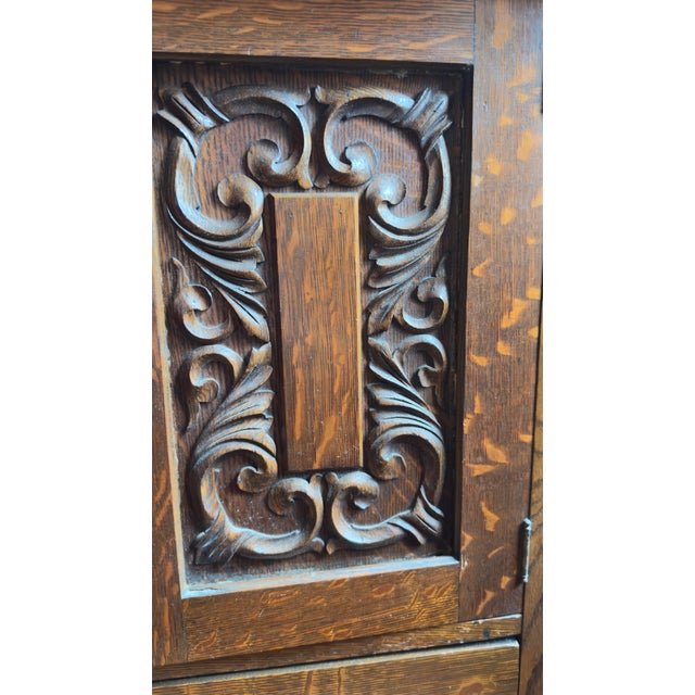 Late 19th/Early 20th Century Victorian Oak Sideboard For Sale - Image 4 of 13