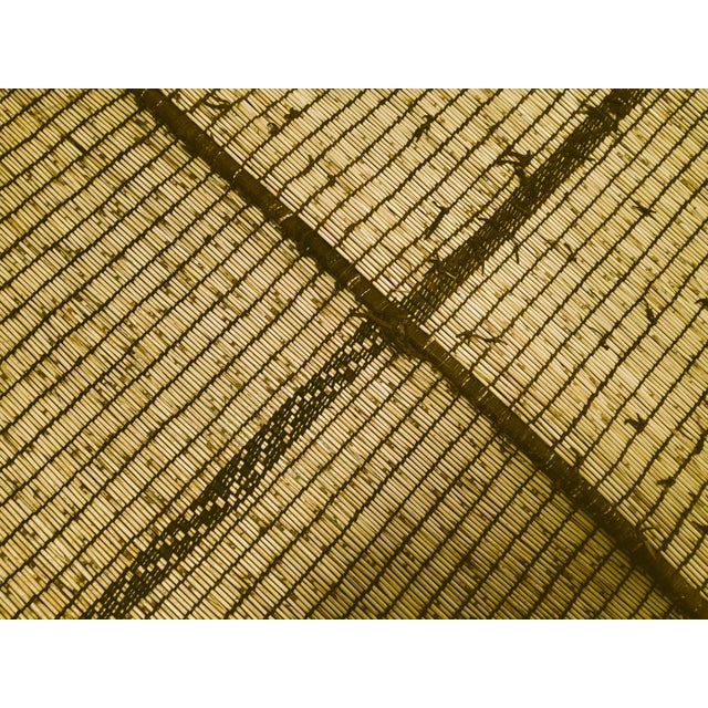 Wood Mauritanian Tuareg Berber Rug in Wood and Natural Leather, 1980s For Sale - Image 7 of 9