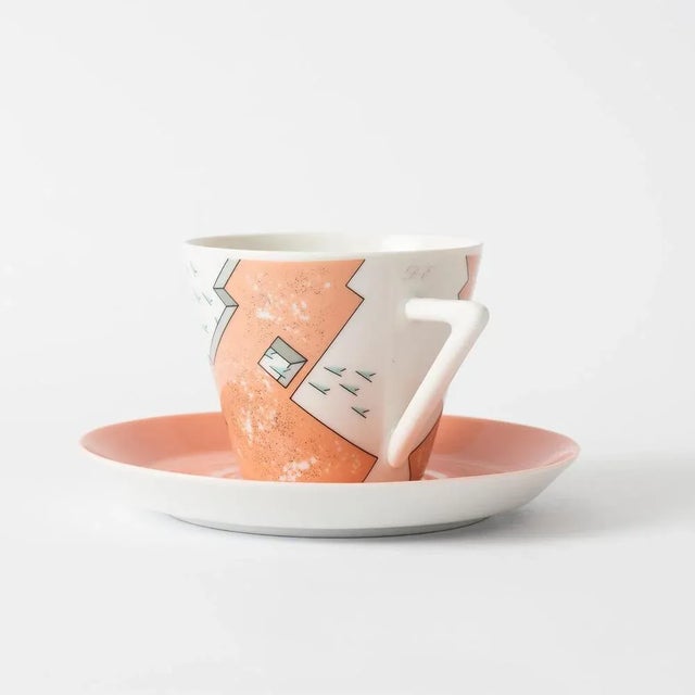 Porcelain Coffee Cups with Saucers from Winterling, 1980s, Set of 6 For Sale - Image 4 of 8