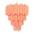 Pink Handmade Murano Glass Chandelier with 80 Pink Tubes from Justfurnituress SRL For Sale - Image 8 of 15