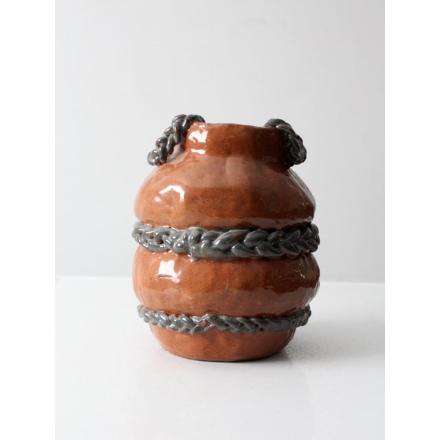 Vintage Studio Pottery Vase For Sale - Image 4 of 10