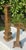 Gold Vintage Brutalist Gilt Faux Bois Sculptural Candleholders, Graduated Pair For Sale - Image 8 of 12