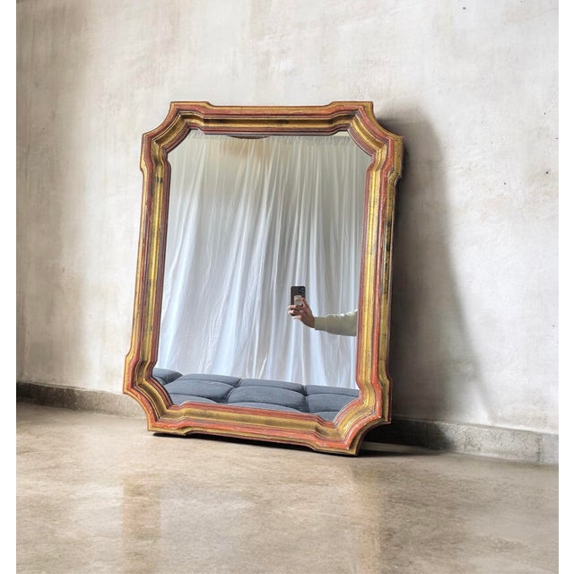 Italian Mirror with Golden Patina, 1890s For Sale - Image 11 of 11