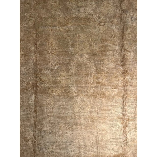 Antique Turkish Oushak rugs have been woven in Western Turkey since the beginning of the Ottoman period. Historians...