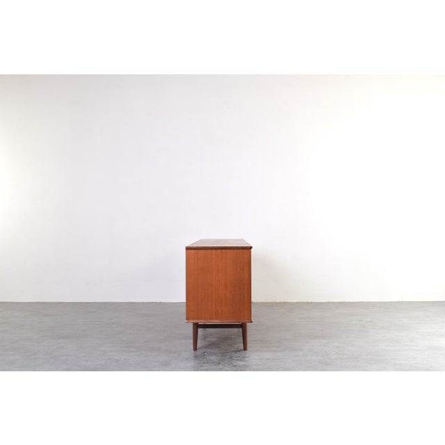 Brown Mid-Century Modern Danish Teak Sideboard, 1960s For Sale - Image 8 of 17