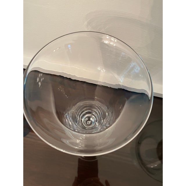 Transparent Late 20th Century Colonial Williamsburg Reproduction Glass "Teardrop Vase" For Sale - Image 8 of 9