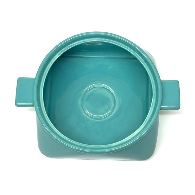 Mid 20th Century Color Blocked Square Casserole Dish With Lid by Lindt-Stymeist For Sale - Image 10 of 12