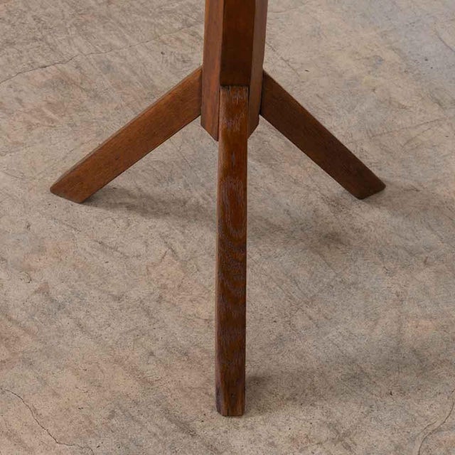 1950s French Wood Side Table For Sale - Image 12 of 12