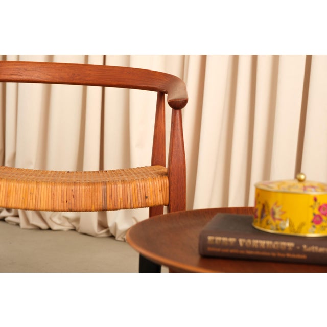 Wood Model 113 Armchair by Nanna & Jørgen Ditzel for Poul Kolds Savværk, Denmark, 1955, Attributed For Sale - Image 7 of 17