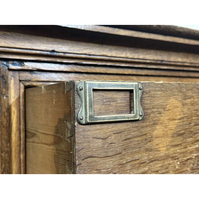 Early 20th Century Oak and Fir Notarys Cabinet with 18 Drawers For Sale - Image 5 of 18