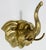 Vintage Brass Elephant Motif Wall Hook For Sale - Image 4 of 5