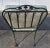 Metal Vintage Wrought Iron Patio Seating Loveseat and Chair For Sale - Image 7 of 12