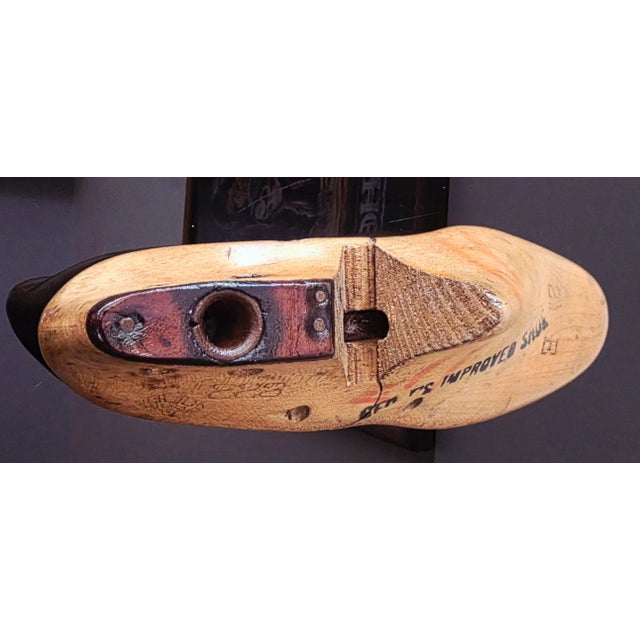 Early 20th Century Antique Vintage Matched Pair Wooden Shoe Lasts For Sale - Image 5 of 6