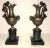 19th C. Urns on Marble Stands Bearing Cherubs & Rams Heads - a Pair For Sale - Image 13 of 13