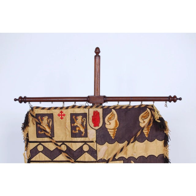 Wooden Banner Stands, Set of 2 For Sale - Image 9 of 12