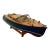 Late 20th Century Boat Model on Stand Small Wooden Luxury Design Vintage Nautical Decor Gift For Sale