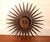 Syroco Mid Century Syroco Wood Look Starbust Wall Clock 50's 60's Modern Retro Sunburst For Sale - Image 4 of 7