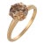 Vintage Gia 2.40 Carat 14k Yellow Gold Engagement Ring, Size 8 For Sale