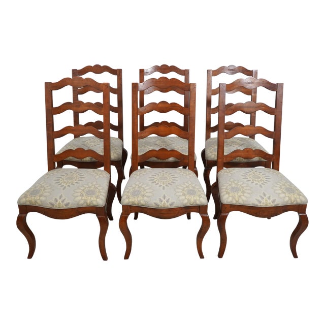 Set of 6 Century Country French Dining Room Chairs Chairish
