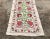 1990s Art Deco Suzani Handmade Red and Green Crochet Table Runner For Sale - Image 5 of 8