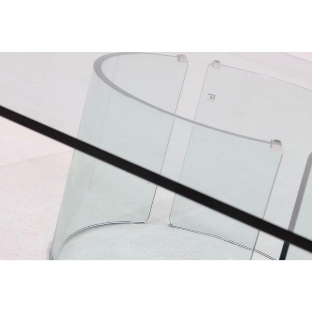The Art of Transparency: 1970s Vintage Gallotti & Radice Coffee Table For Sale - Image 9 of 12