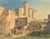 German Artist, Roman Ancient Farm Estate, 1840s, Watercolor and Ink, Framed For Sale - Image 3 of 4