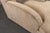 Vintage Art Deco-Style Chaise Lounge in Taupe Chenille With Ebonized Plinth Feet For Sale - Image 14 of 18