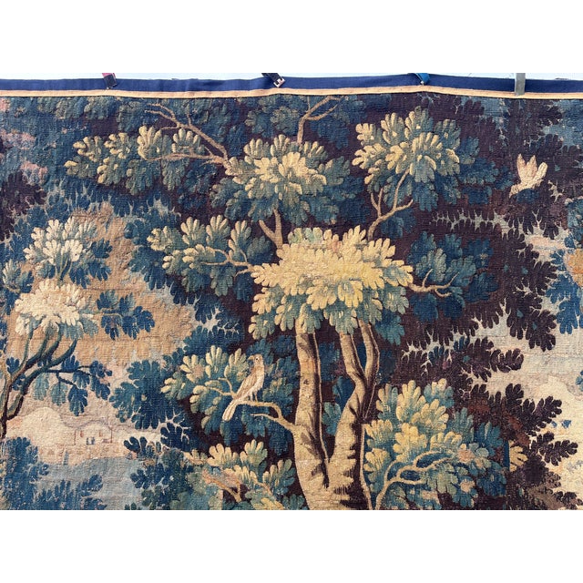 18th Century Verdure Tapestry With Birds For Sale - Image 4 of 11