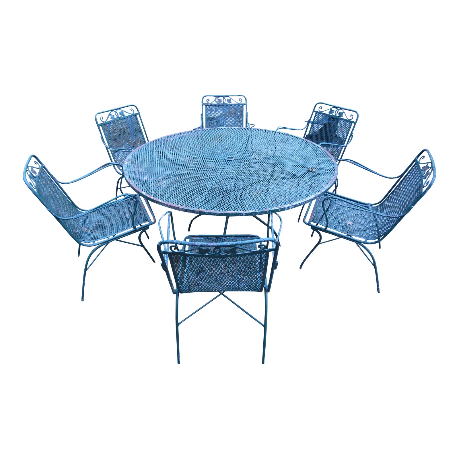 Vintage Outdoor Dining Set Chairish