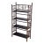 Early 1900s English Aesthetic Movement Burnt Bamboo Bookshelf Etagere For Sale