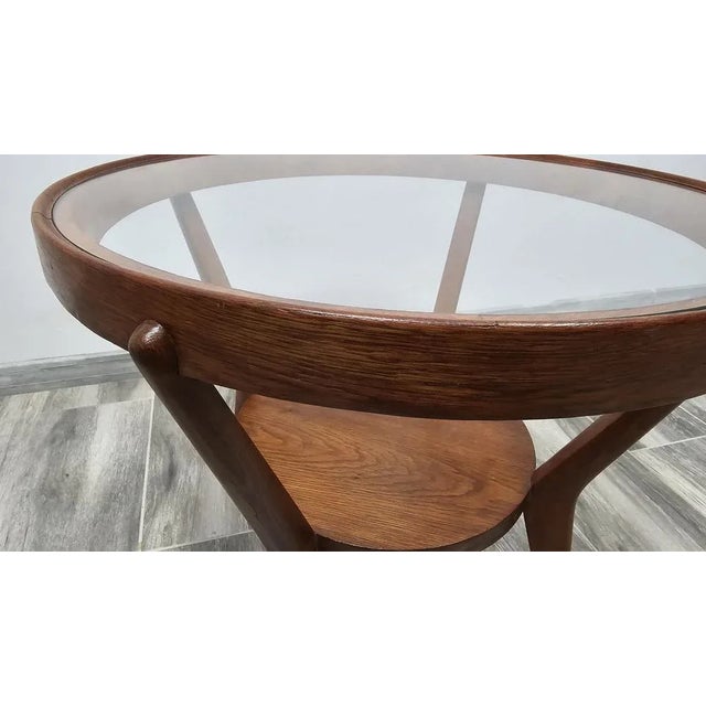 Wood Coffee Table by K. Kozelka For Sale - Image 7 of 9