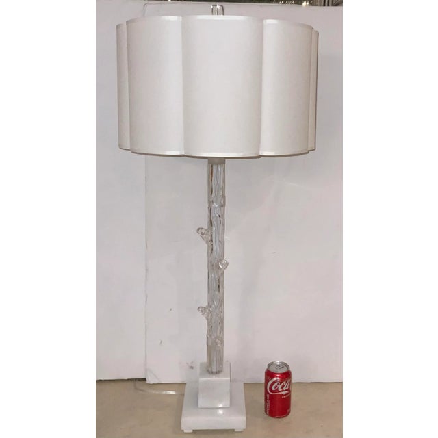 Modern Acrylic Enchanted Forest Table Lamp For Sale - Image 4 of 5