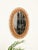 Organic Oval Mirror in Bamboo, Rattan and Wicker by Franco Albini, Italy, 1960s For Sale - Image 8 of 11