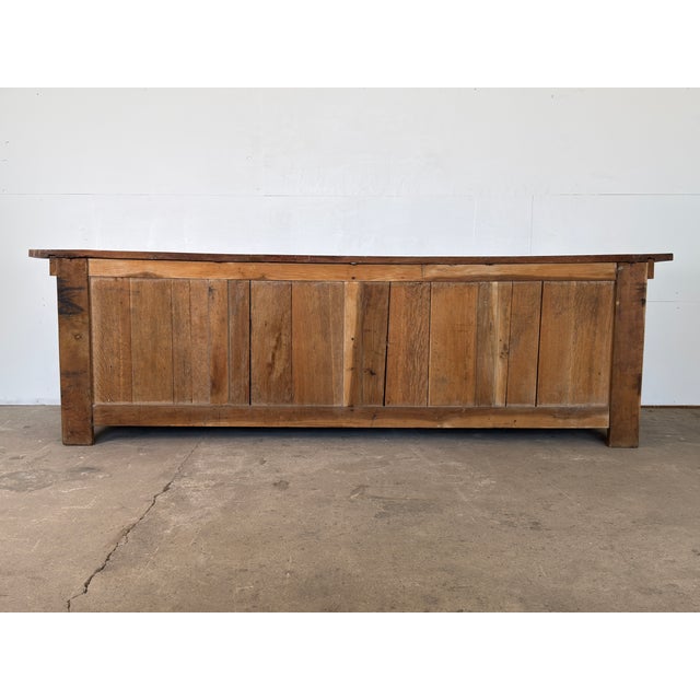 French Provincial Brutalist Oak Sideboard, 1930s For Sale - Image 11 of 16