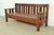 Mission Limbert Style Antique Mission Oak Arts & Crafts Settle Sofa, Circa 1910 For Sale - Image 3 of 11