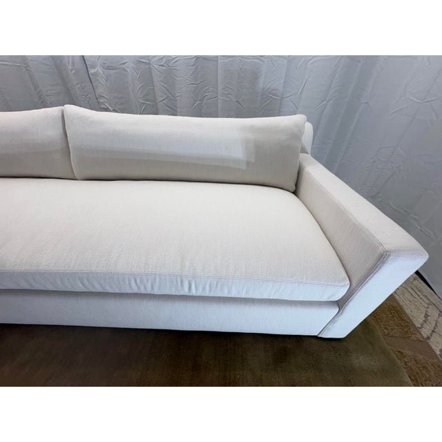 Rh Belgian Track Arm Bench-Cushion Sofa For Sale - Image 14 of 18