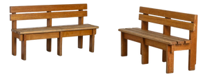 Benches by Christian Durupt for La Plagne, 1960s, Set of 2