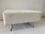 Large Boucle Clad Ottoman by Vladimir Kagan, Lucite Legs For Sale - Image 15 of 18